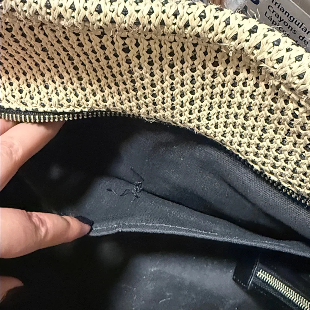 Marc Jacobs Women's The Straw Jacquard Tote Bag - Picture 11 of 12